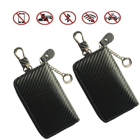 2 PCS Key Fob Protector with RFID Blocking Bag