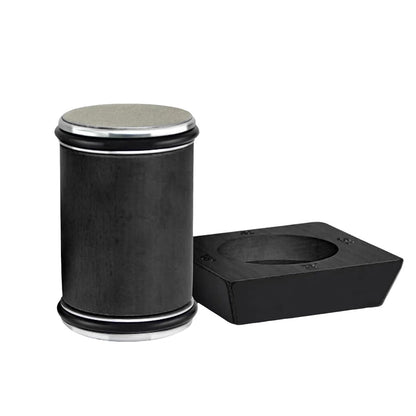 Rolling Knife Sharpener Tool Adjustable Angle Magnetic Base for Kitchen Use Black