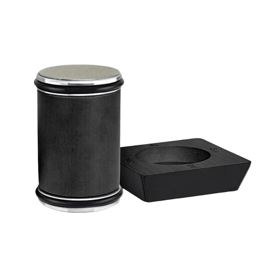 Rolling Knife Sharpener Tool Adjustable Angle Magnetic Base for Kitchen Use Black