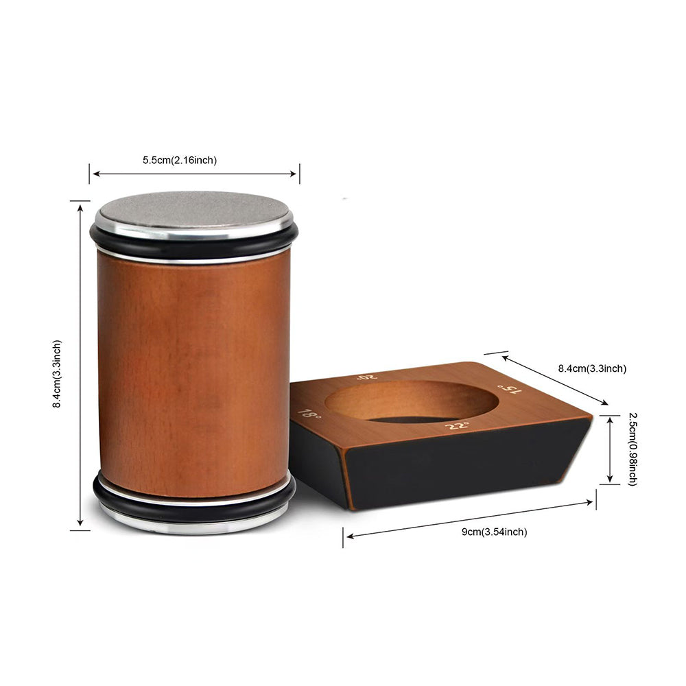 Rolling Knife Sharpener Tool Adjustable Angle Magnetic Base for Kitchen Use Natural Wood