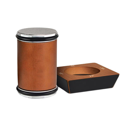 Rolling Knife Sharpener Tool Adjustable Angle Magnetic Base for Kitchen Use Natural Wood