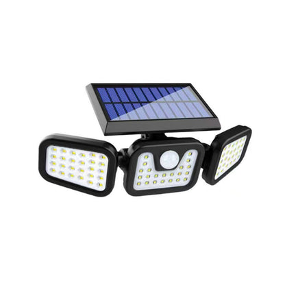 3 Headed Solar Motion Sensor Light with 47 LED beads for Outdoor