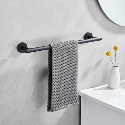 12Pcs Matte Black Bathroom Accessories Set Stainless Steel Wall Mounted Hardware Kit