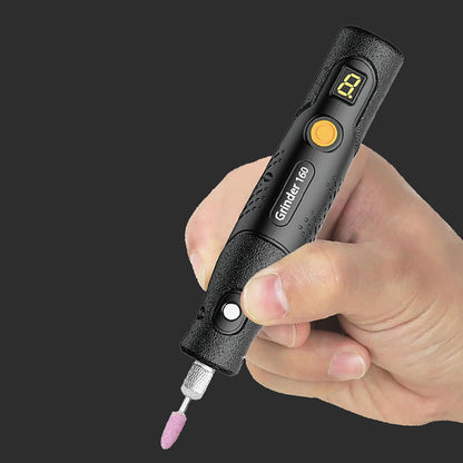 Mini Cordless Rotary Tool Kit for Polishing with 100 Accessories Black