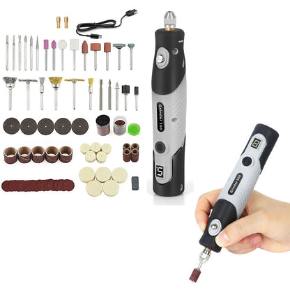 Mini Cordless Rotary Tool Kit for Polishing with 100 Accessories Black Green Grey