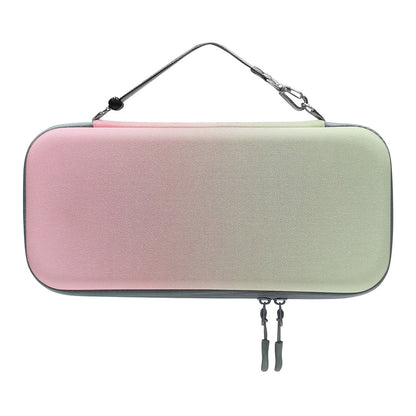 Travel Carry Case for Nintendo Switch 2 with Game Card Slots Mixcolor Pink and Green
