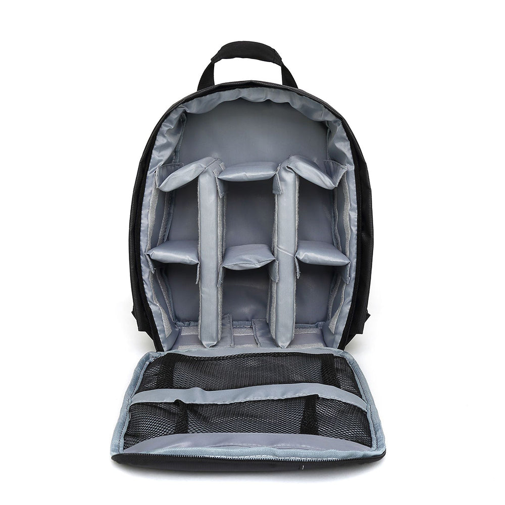 Water-Resistant Camera Backpack DSLR Cameras Travel Bag Grey