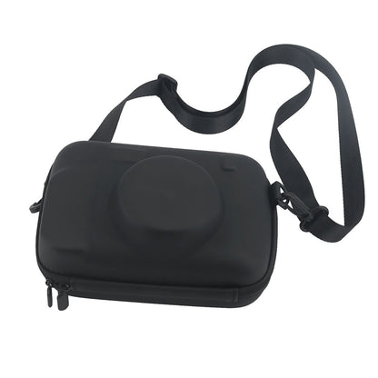 Protective Case for Fujifilm Instax Wide 400/300/210 Instant Camera Hard Shell Carrying Case with Removable Adjustable Strap  Black