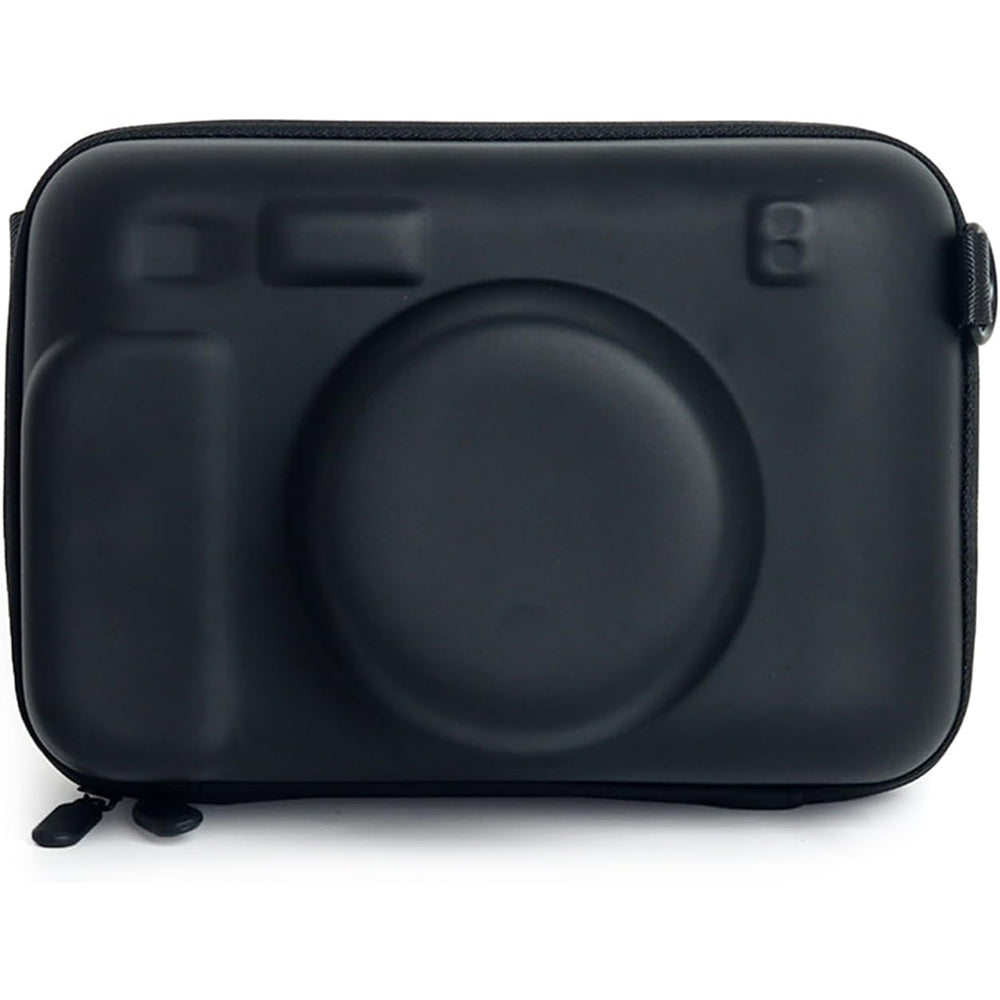 Protective Case for Fujifilm Instax Wide 400/300/210 Instant Camera Hard Shell Carrying Case with Removable Adjustable Strap  Black