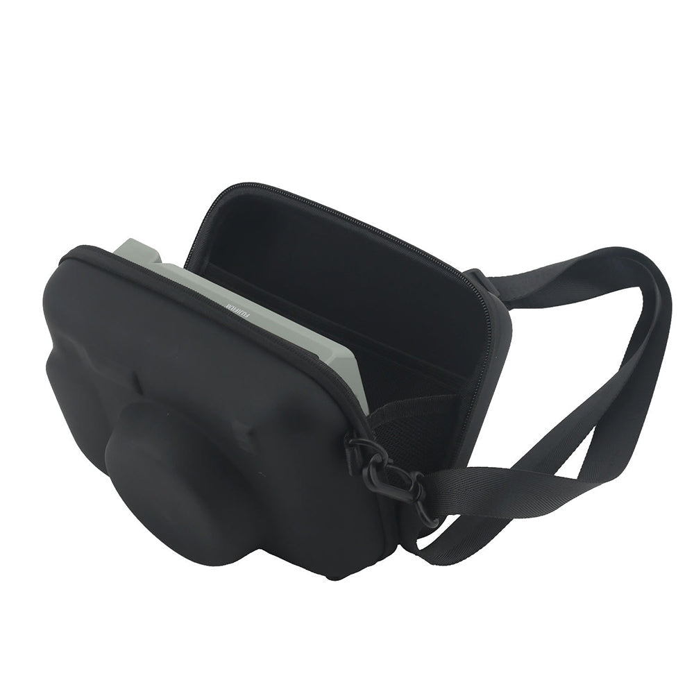 Protective Case for Fujifilm Instax Wide 400/300/210 Instant Camera Hard Shell Carrying Case with Removable Adjustable Strap  Black