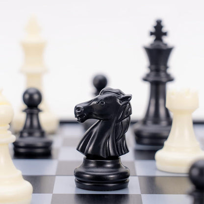Easy Attached Chess Set Large Board Game Set