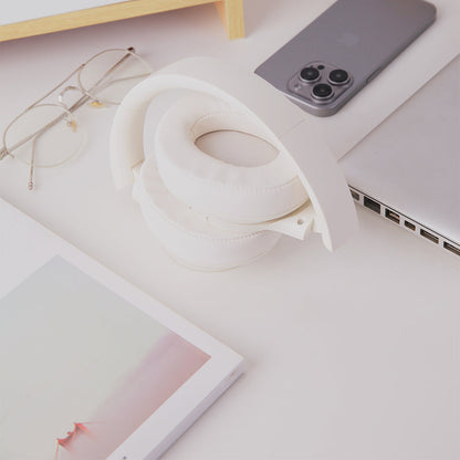 Over Ear Bluetooth Headphone Wireless Foldable Headset Beige