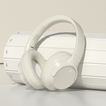 Over Ear Bluetooth Headphone Wireless Foldable Headset Beige