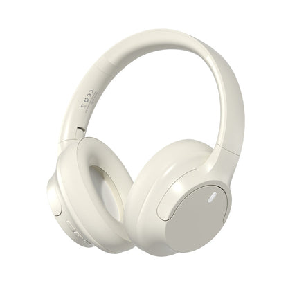 Over Ear Bluetooth Headphone Wireless Foldable Headset Beige