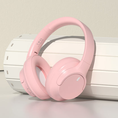Over Ear Bluetooth Headphone Wireless Foldable Headset Pink