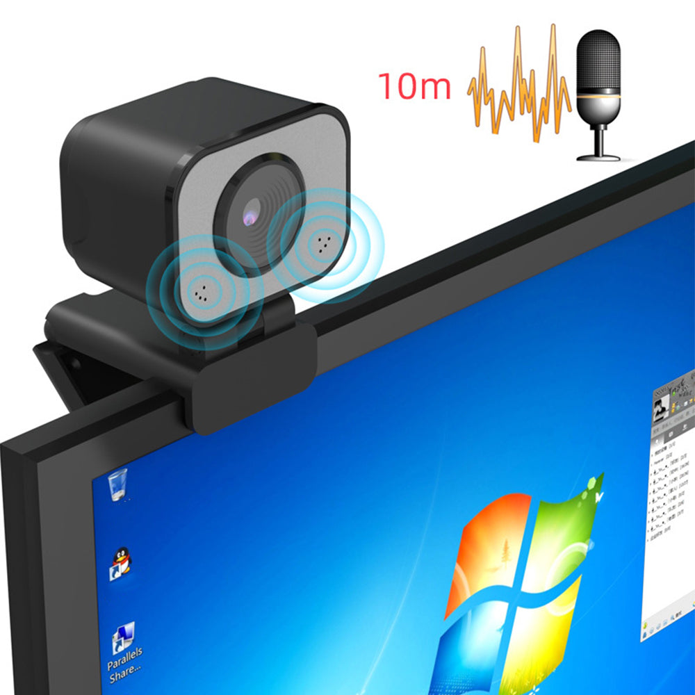 4K Webcam Camera with Mic USB Plug and Play Web Cam for Computer Laptop