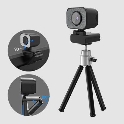 4K Webcam Camera with Mic USB Plug and Play Web Cam for Computer Laptop