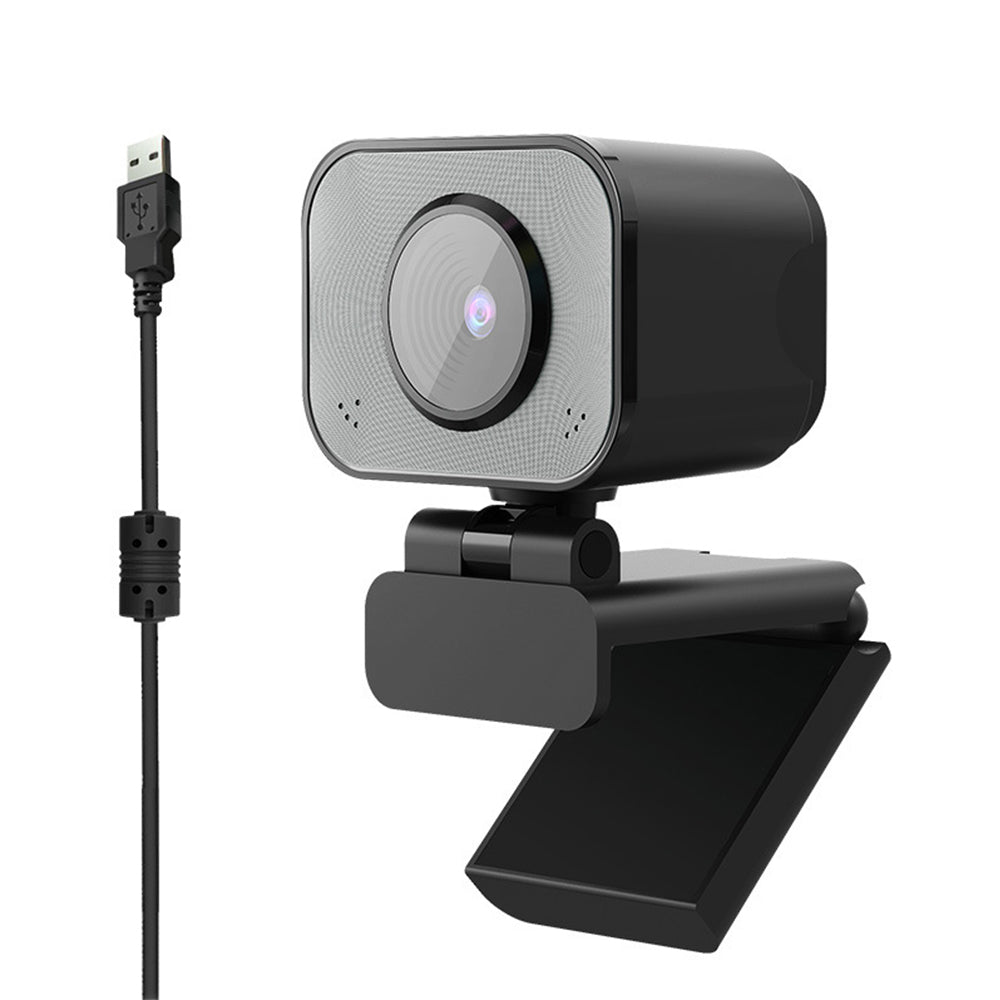 4K Webcam Camera with Mic USB Plug and Play Web Cam for Computer Laptop