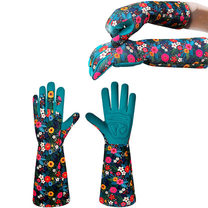Pair of Gardening Gloves for Women Thorn Proof Long Garden Gloves