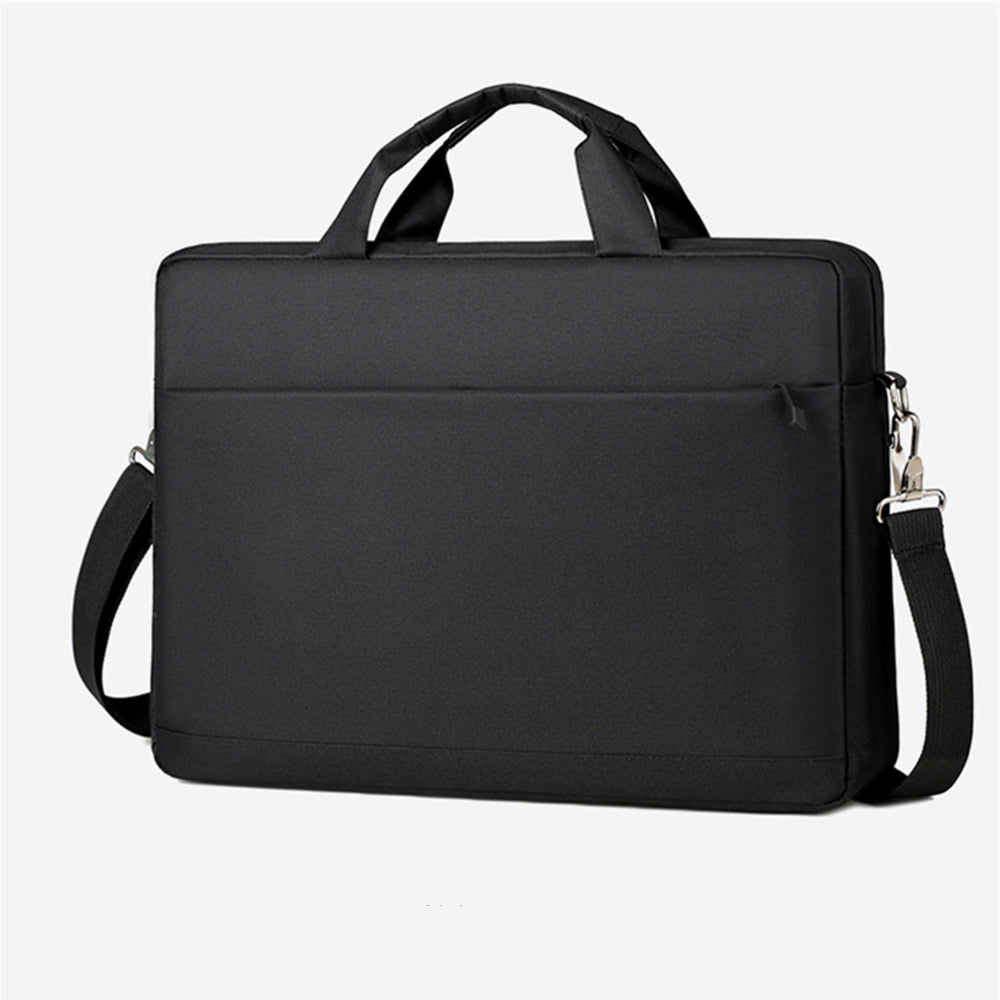 Crossbody Laptop Sleeve Padding Shoulder Carry Bags for 15.6 Inch Notebook Black