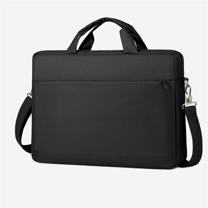 Crossbody Laptop Sleeve Padding Shoulder Carry Bags for 15.6 Inch Notebook Black