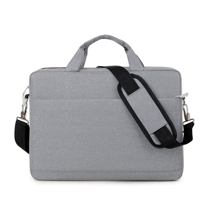 Crossbody Laptop Sleeve Padding Shoulder Carry Bags for 15.6 Inch Notebook Grey