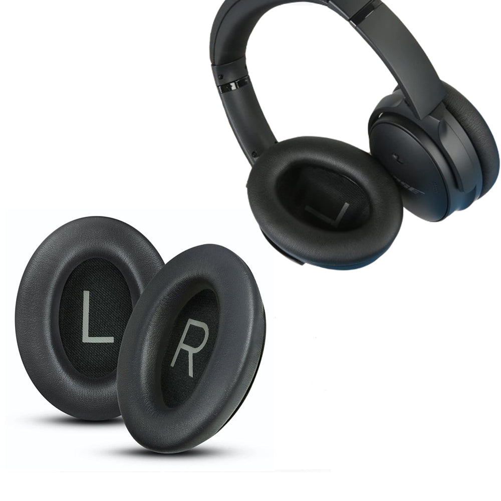 Pair of Replacement Ear Pads for Bose QC45 Headphone Ear Cushions Black