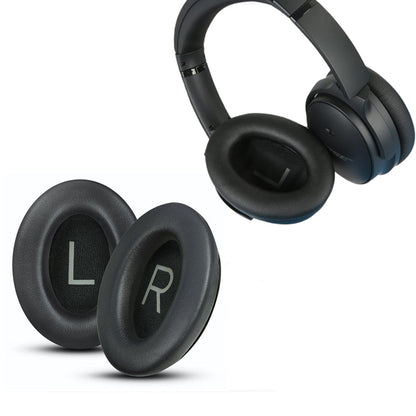 Pair of Replacement Ear Pads for Bose QC45 Headphone Ear Cushions Black