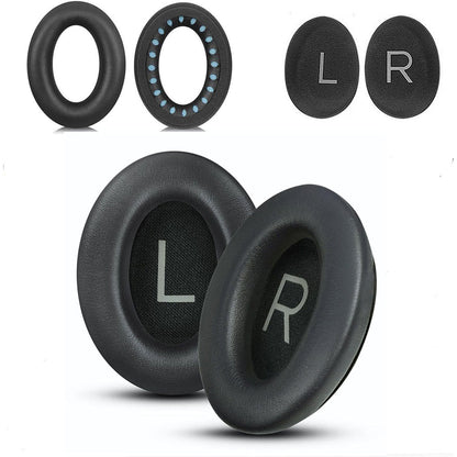 Pair of Replacement Ear Pads for Bose QC45 Headphone Ear Cushions Black