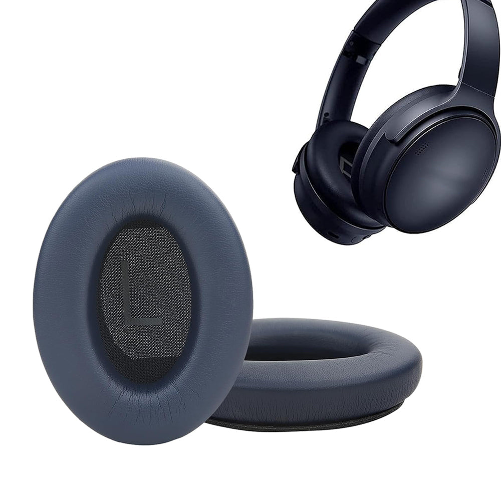Pair of Replacement Ear Pads for Bose QC45 Headphone Ear Cushions Navy