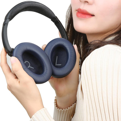 Pair of Replacement Ear Pads for Bose QC45 Headphone Ear Cushions Navy