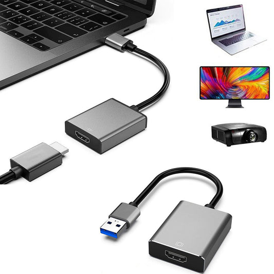 USB3.0 to HDMI Adapter for Multiple Monitors Compatible with Android macOS Windows 7 and Above
