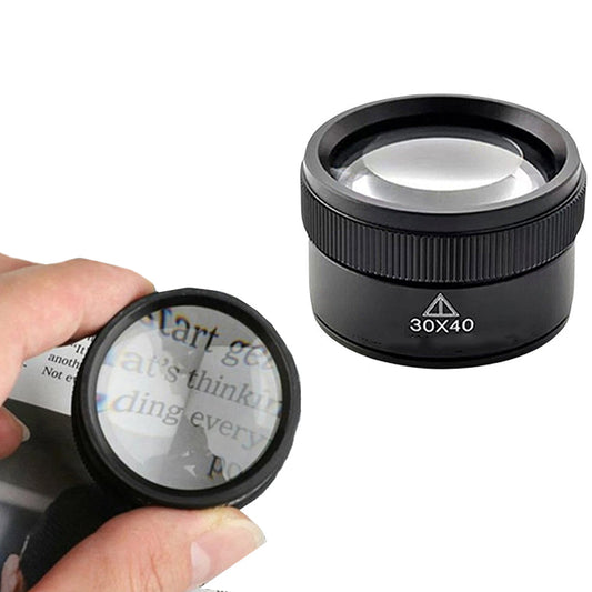 30x40 Magnifying Loupe Eye Glass Magnifier Jewelry Watch Repair Tool Black