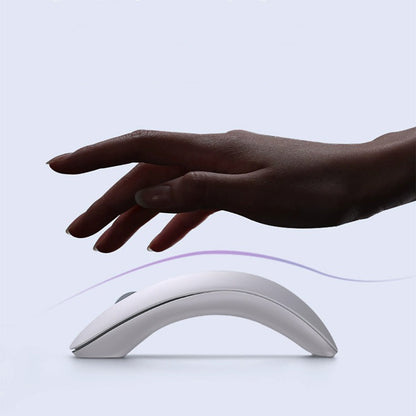 3-Mode Wireless Mouse Battery Powered Bluetooth/2.4Ghz Ergonomic Silent Mouse Gray