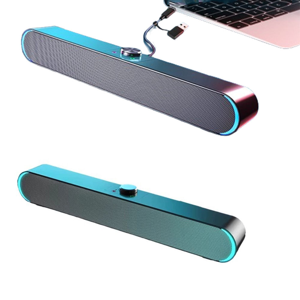 USB Powered Computer Speaker Bluetooth Stereo Sound Speaker for Computer Desktop PC Laptop