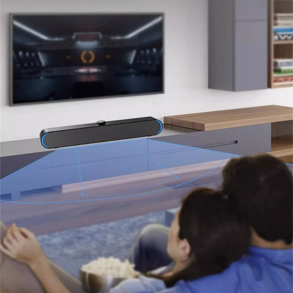 USB Powered Computer Speaker Bluetooth Stereo Sound Speaker for Computer Desktop PC Laptop