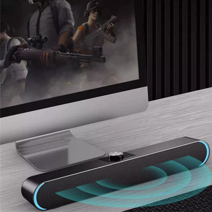 USB Powered Computer Speaker Bluetooth Stereo Sound Speaker for Computer Desktop PC Laptop