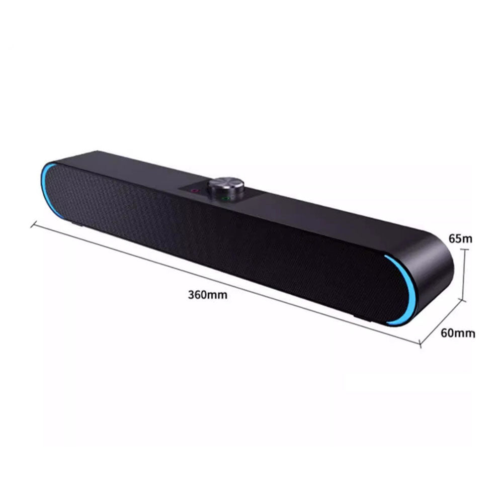 USB Powered Computer Speaker Bluetooth Stereo Sound Speaker for Computer Desktop PC Laptop