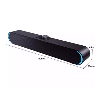 USB Powered Computer Speaker Bluetooth Stereo Sound Speaker for Computer Desktop PC Laptop