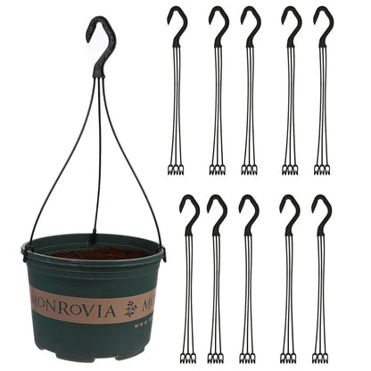 10Pcs Hanging Hooks for Flower Pot Plant Basket Hangers