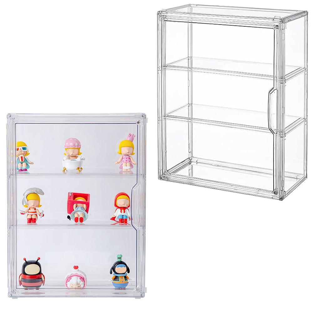 Clear Display Showcase for Figures Acrylic Storage Organizers Box for Collectibles Action Figure LABUBU