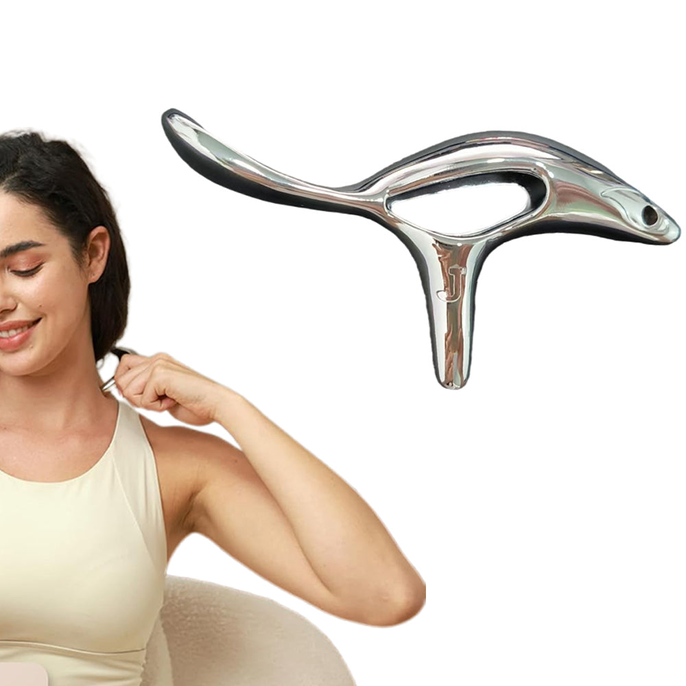 Metal Trigger Point Massage Tool Gua Sha Muscle Scraper for Full Body