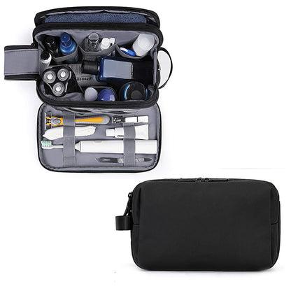 Travel Toiletry Bag Shaving Organizer for Men Women Black