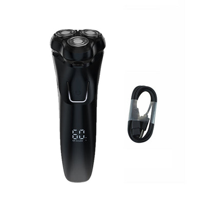 Electric Rotary Shaver for Men Wet & Dry Washable Razor with LCD Display