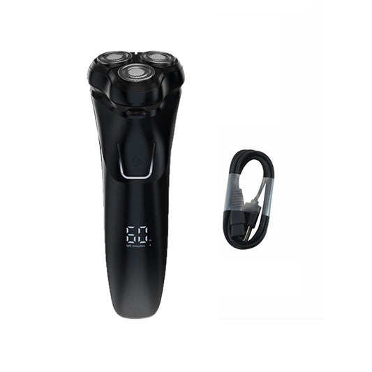 Electric Rotary Shaver for Men Wet & Dry Washable Razor with LCD Display