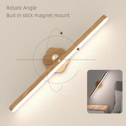 Magnetic Rotating Touch Night Light with Color Modes for Bathroom and Kitchen