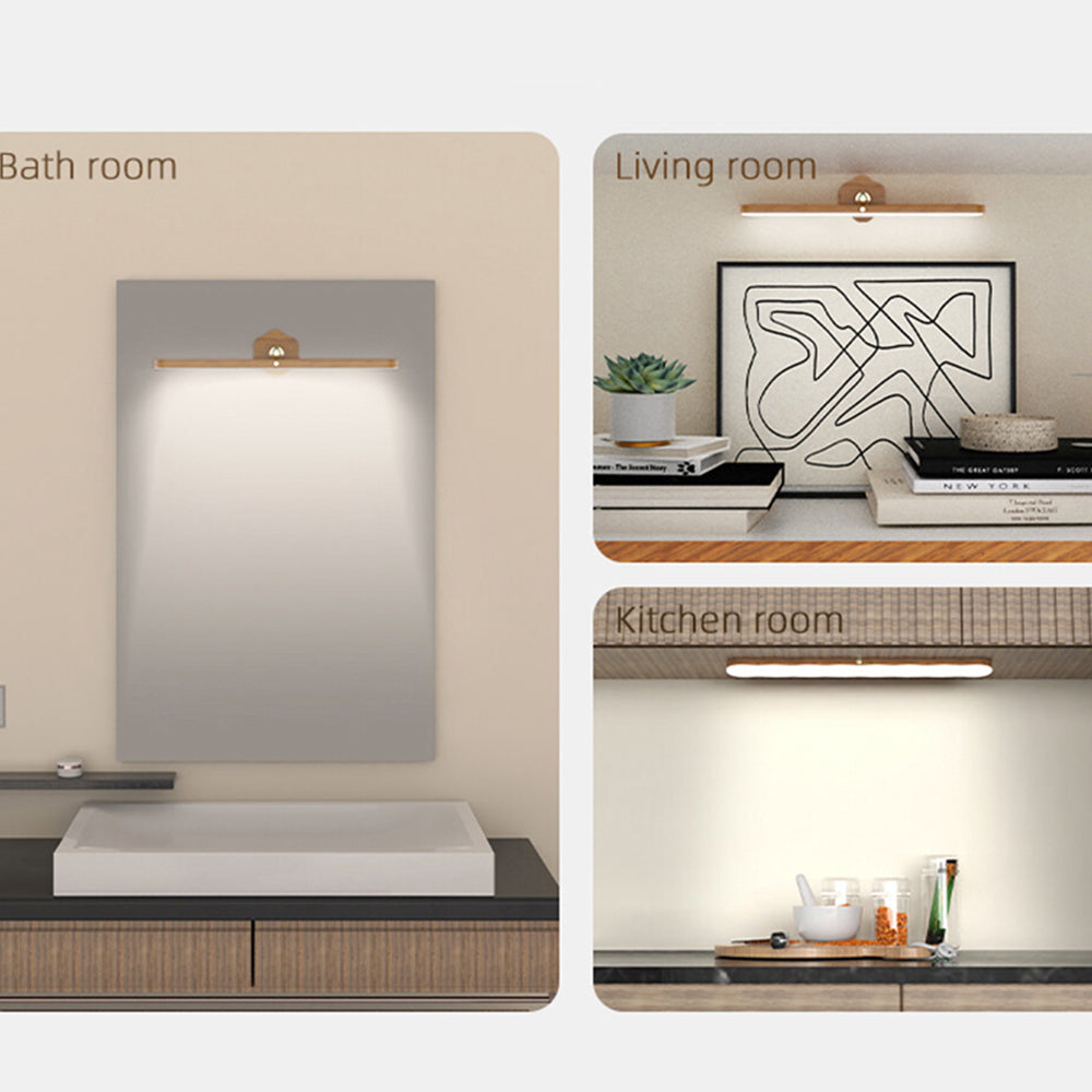 Magnetic Rotating Touch Night Light with Color Modes for Bathroom and Kitchen