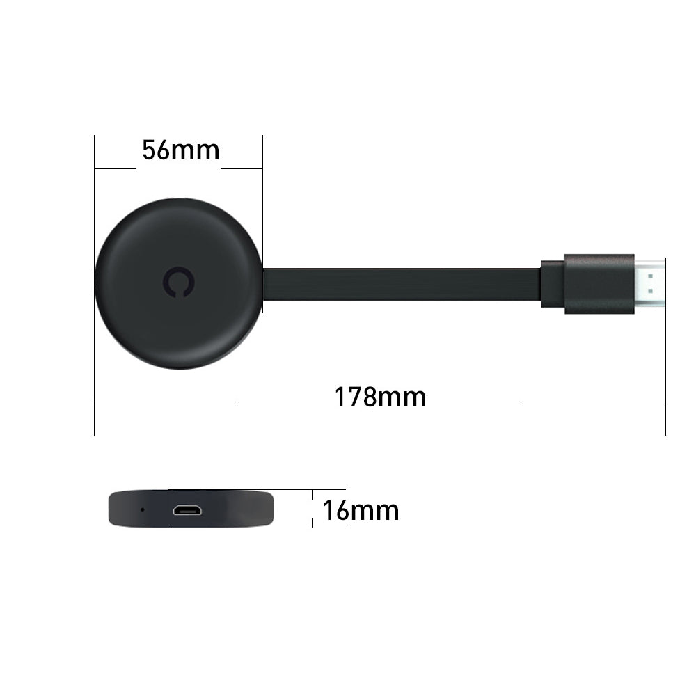 Wireless HDMI Display Dongle for Screen Mirroring to TV Projector Monitor
