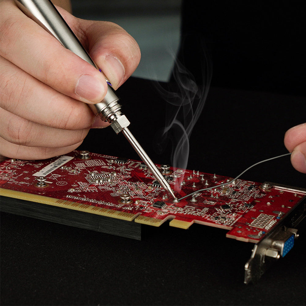 Cordless Soldering Iron Pen USB Rechargeable Tool for Electronics & Appliance Repair