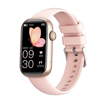Smart Watch with Bluetooth Calling & Fitness Tracking Compatible with iOS & Android Pink
